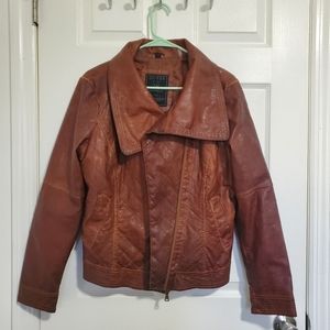 🍂GUESS Faux Leather Jacket